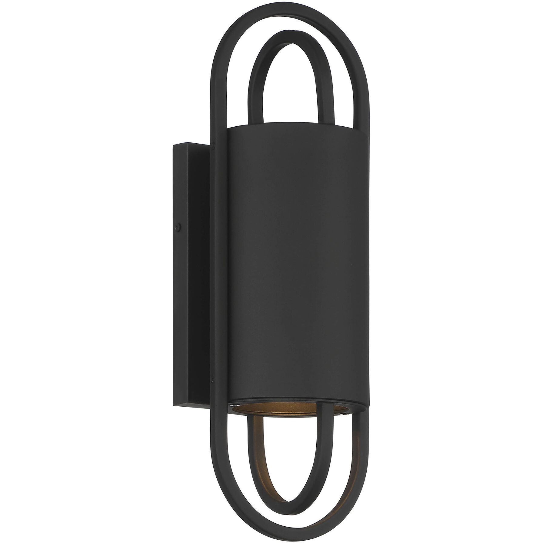 Nightfall 1 Light 16 inch Black Outdoor Wall Lantern